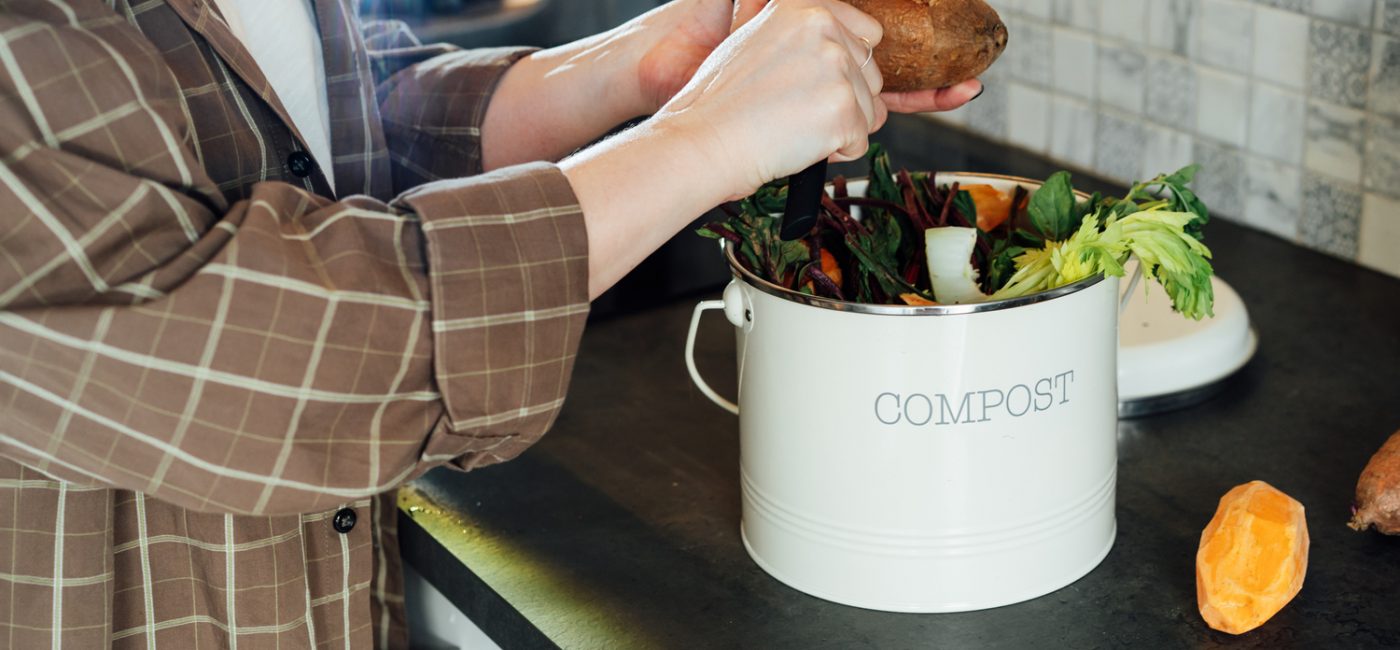 Met een keuken composter wordt compost maken van keukenafval heel eenvoudig